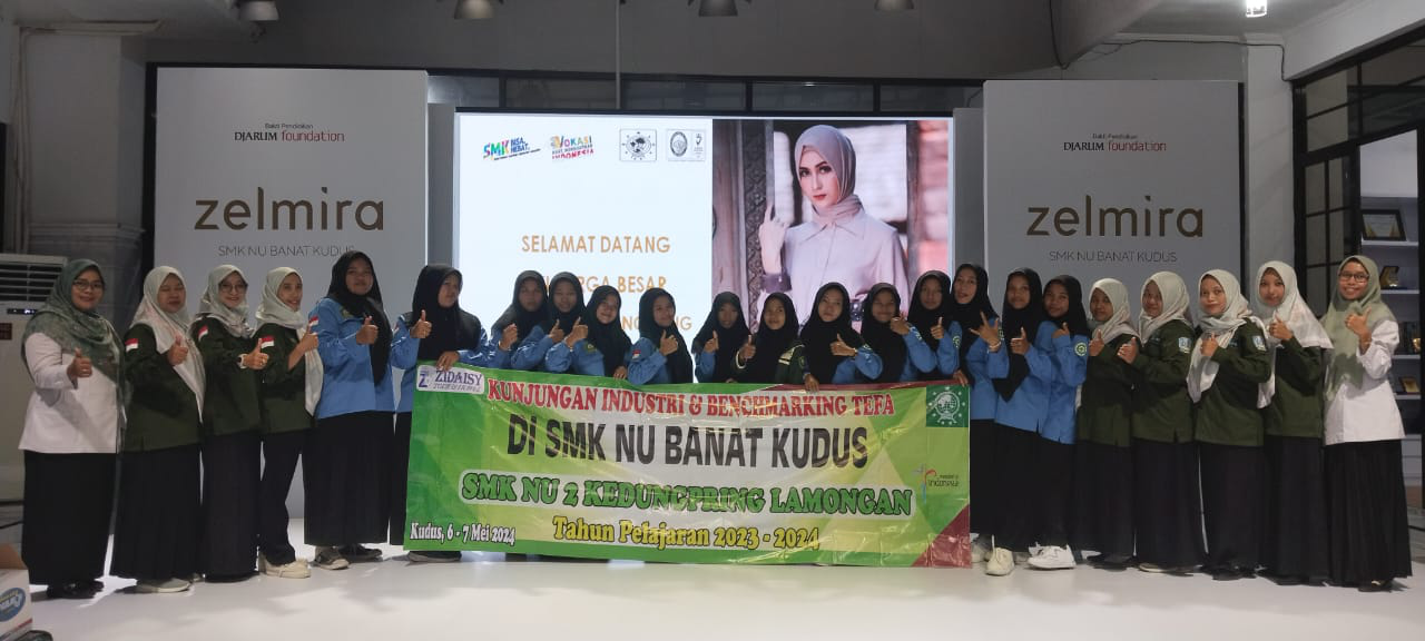 KUNJUNGAN INDUSTRI DAN BENCHMARKING TEFA SMK NU 2 KEDUNG PRING LAMONGAN