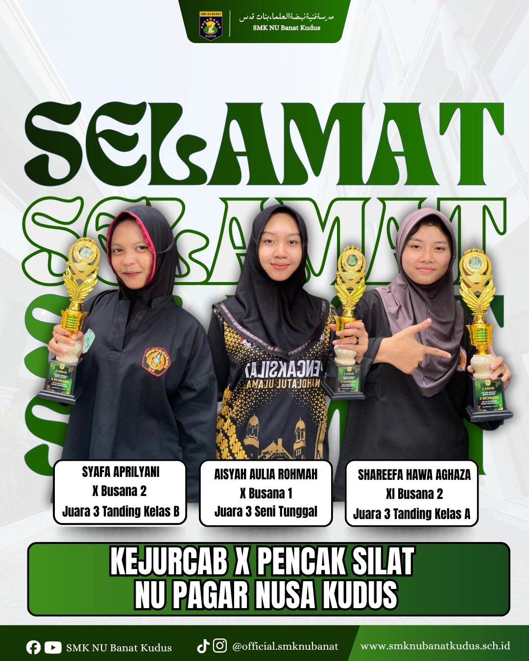 KEJURCAB X PENCAK SILAT NU PAGAR NUSA KUDUS	